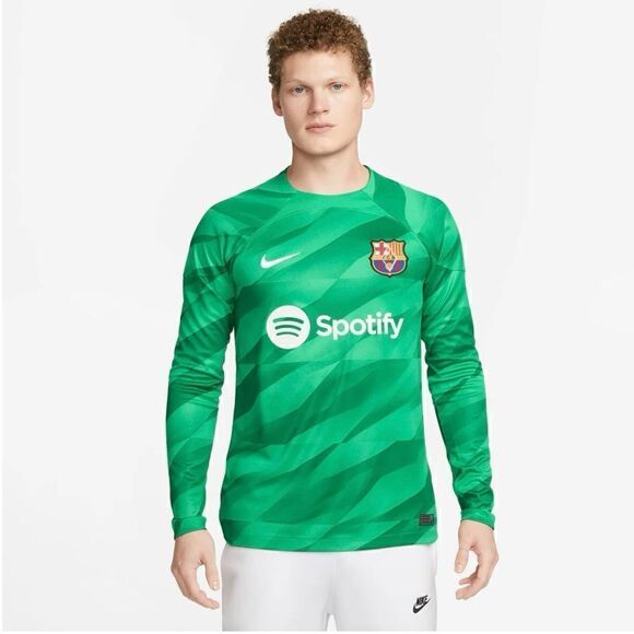 Nike FC Barcelona 23/24 Stadium Goalkeeper Soccer Jersey - Picture 1 of 9